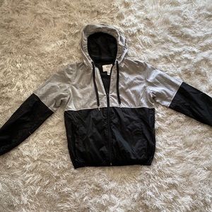 Forever 21 Black and Metallic Gray Jacket